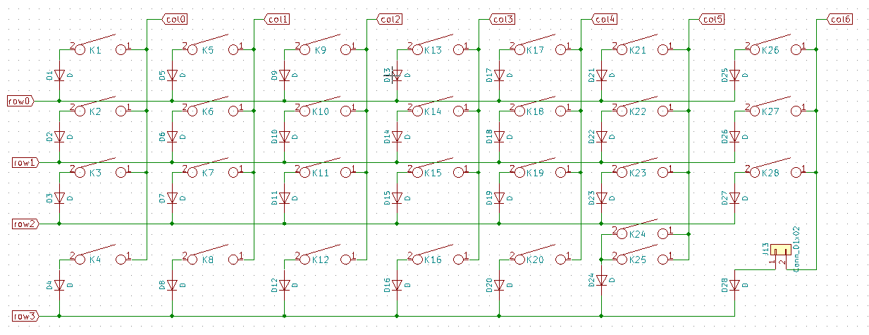 keyboard matrix